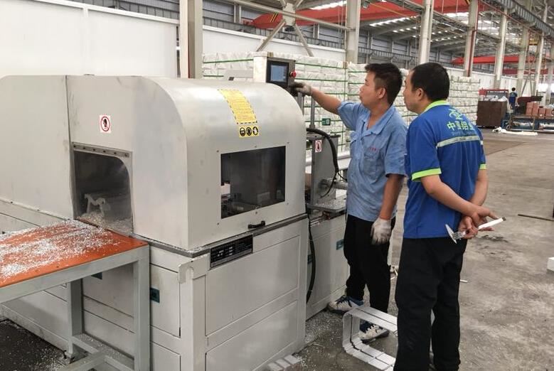 適用于電動機外殼切割的DS-A800鋁合金切割機已服務于南平、中亞鋁業